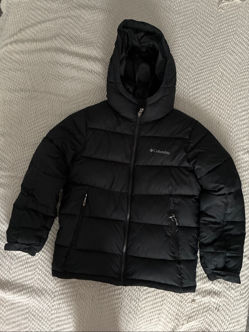 Columbia Kids Black Hooded Puffer Jacket
